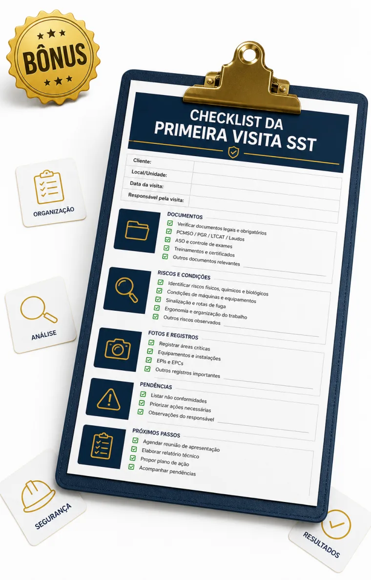 Checklist da 1ª Visita SST